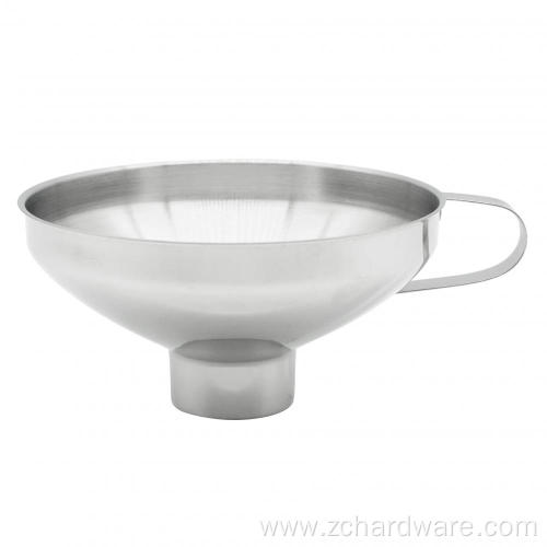 Kitchen Food Grade Width Spout Funnel With Handle